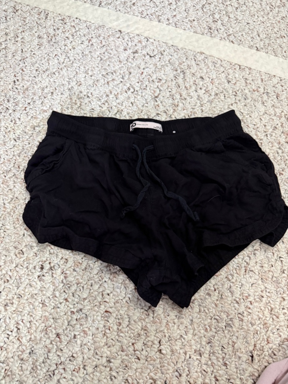 SO Black Women's Athletic Lounge Shorts with Drawstring